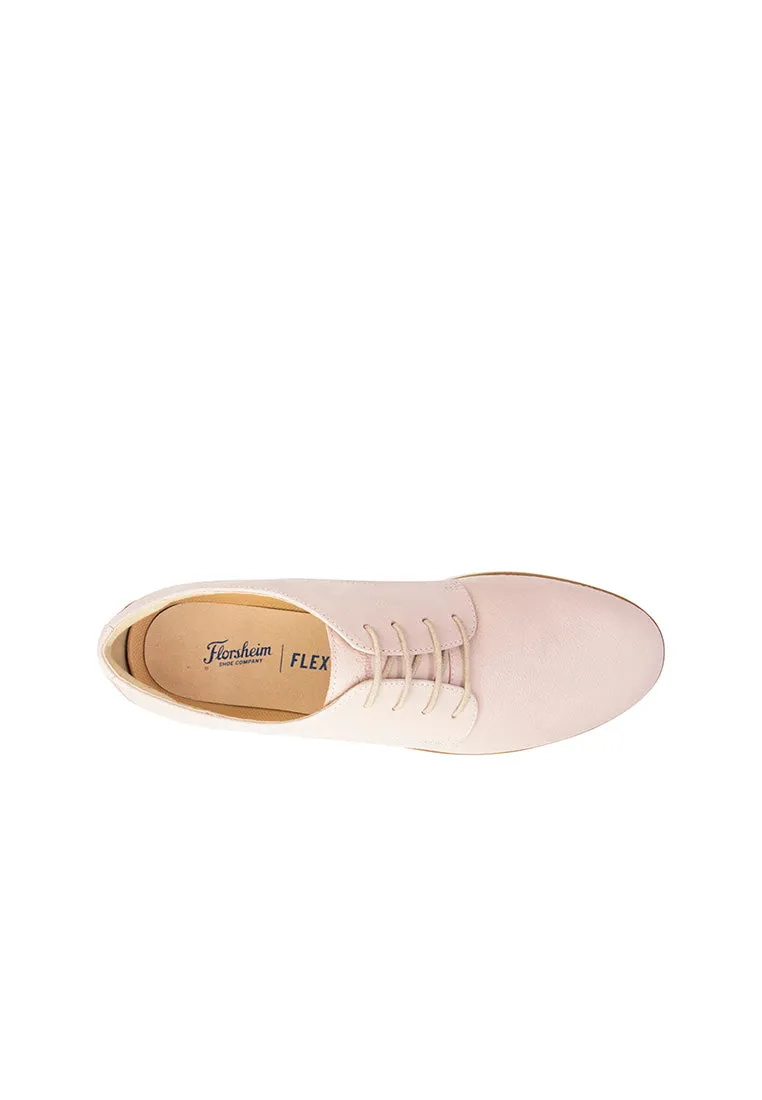 EASY FLEX Women's 4H Derby Plain Toe Blush