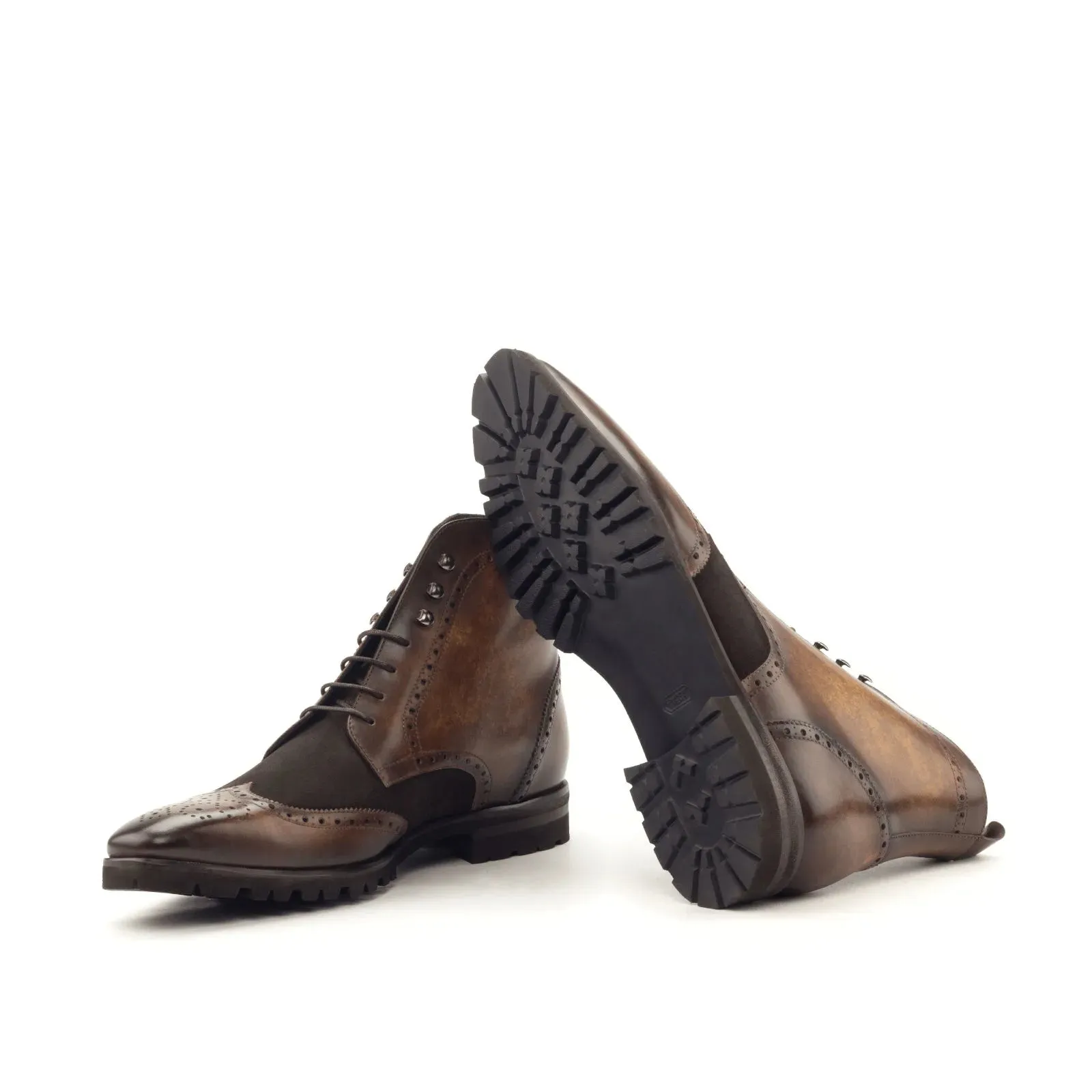 Theron Military Brogue Boots